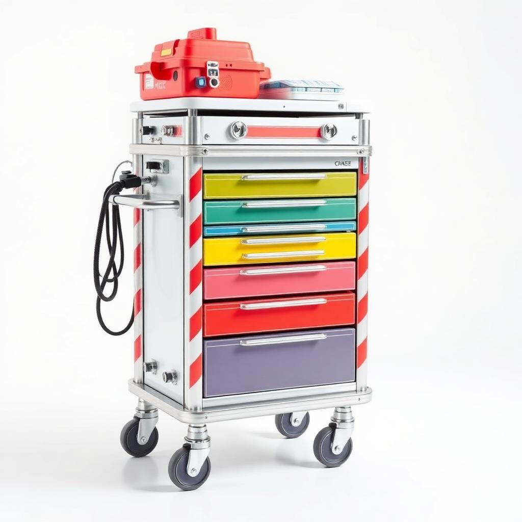 Crash Cart – Hospital & Clinic Furniture available at Khattri Surgicals, Kanpur