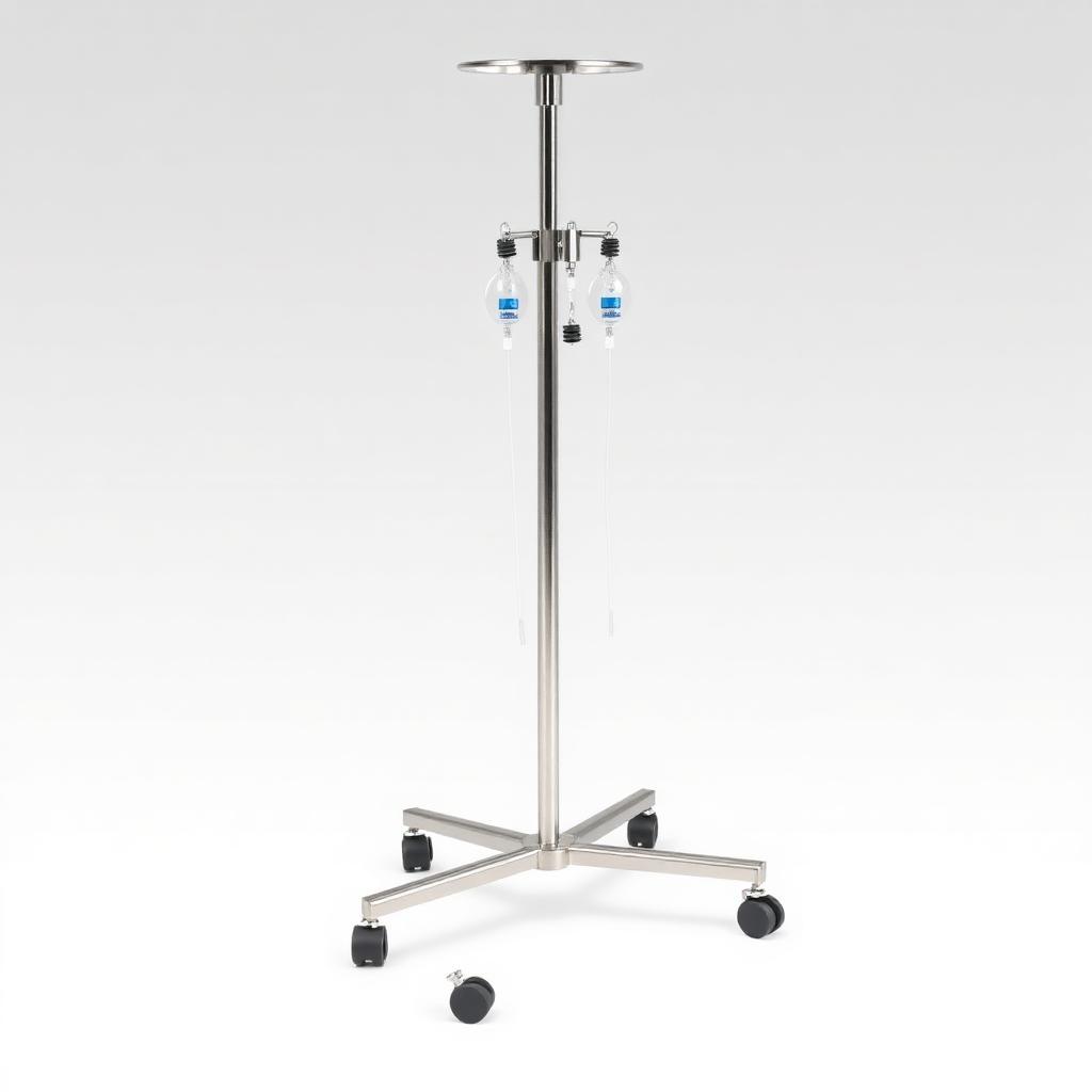 Saline Stand / IV Pole – Hospital & Clinic Furniture available at Khattri Surgicals, Kanpur