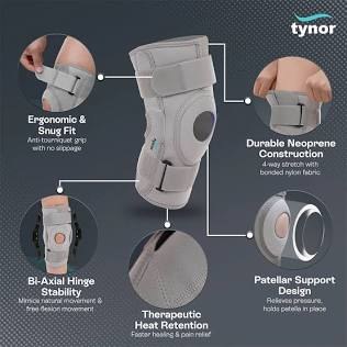 Hinged Knee Brace (Tynor, Flamingo, Vissco) – Knee Caps & Supports available at Khattri Surgicals, Kanpur