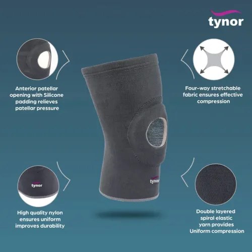 Open-Patella Knee Cap (Tynor, Frido) – Knee Caps & Supports available at Khattri Surgicals, Kanpur