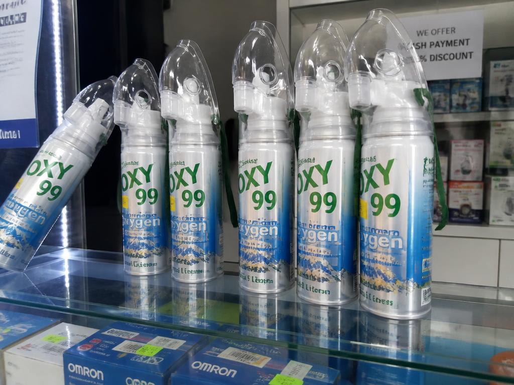 Oxygen Cans – Oxygen Cylinders & Cans available at Khattri Surgicals, Kanpur