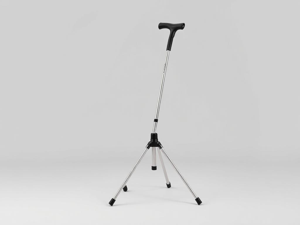 Quadripod Walking Stick – Walking Aids & Crutches available at Khattri Surgicals, Kanpur